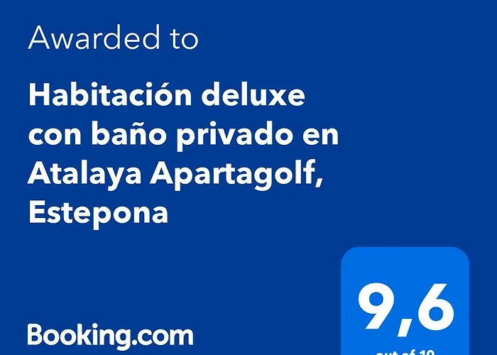 Deluxe Con Bano Privado En Atalaya Apartagolf, 埃斯特波纳